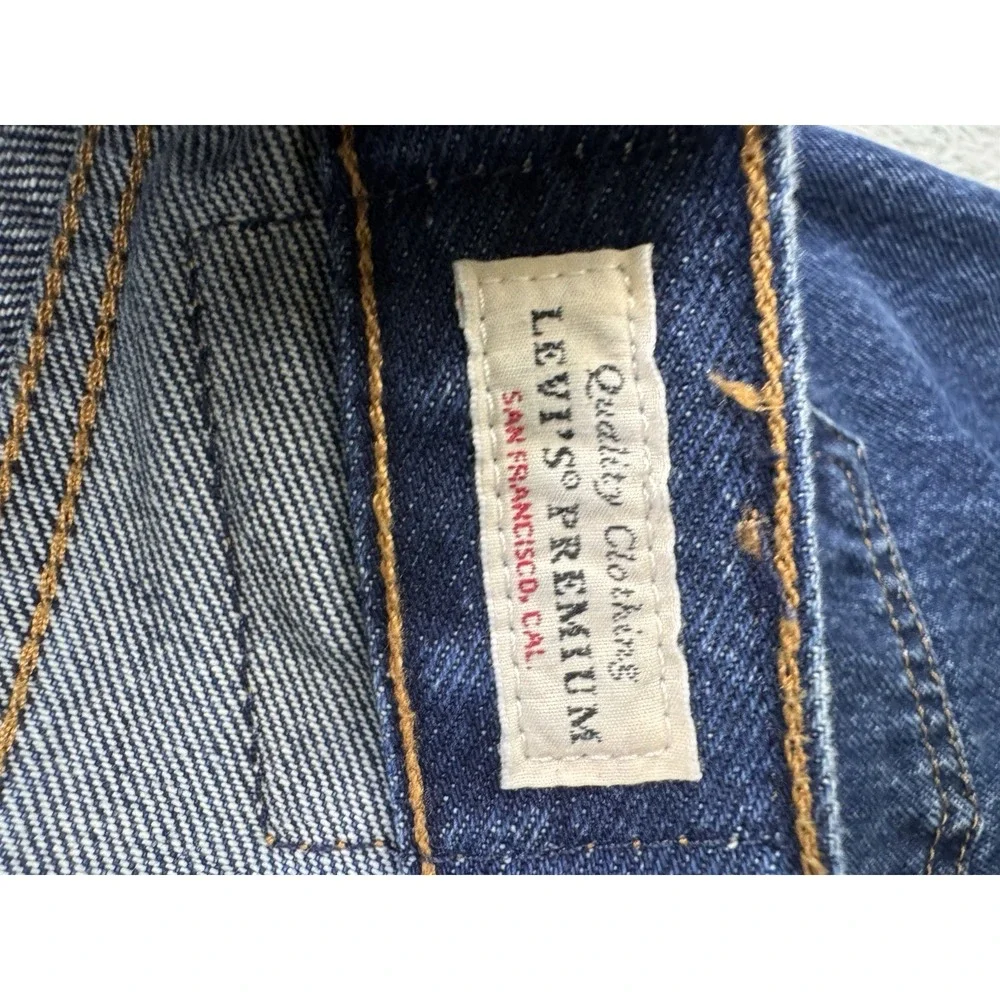 Levis Premium 501 Jeans Men 30x30 Blue 90's Original Button Fly Straight Whisker